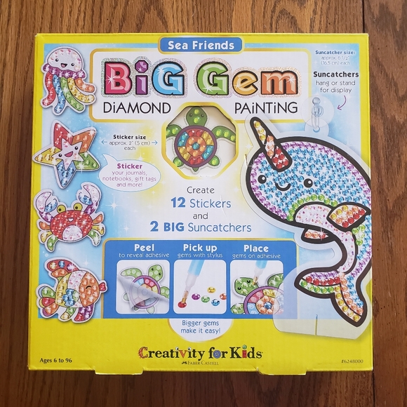 Creativity for Kids Other - ⚡Creativity for Kids Sea Friends Big Gem Diamond Painting